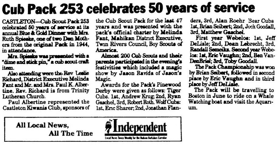 Picture of the newspaper article.  The full text is in the post above!